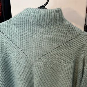 Light blue mock neck asos sweater